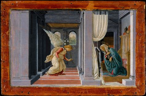  The Annunciation - A Fresco Painted With Divine Light and Ethereal Majesty!