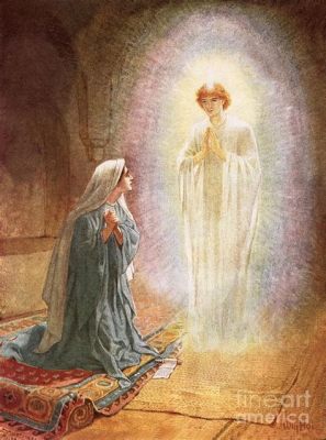 The Annunciation – A Tapestry of Celestial Light and Profound Human Emotion!