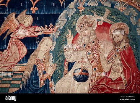 The Coronation of the Virgin - A Tapestry of Heaven and Earth Intertwined!