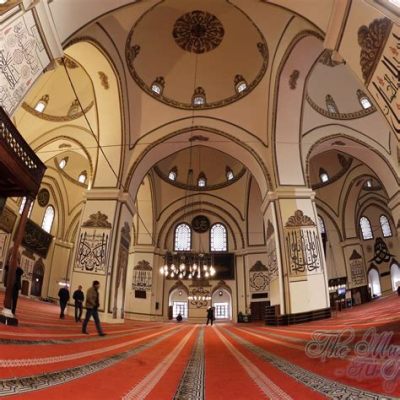 “The Grand Mosque of Bursa” – A Symphony of Light and Shadow Capturing Ottoman Architectural Grandeur!