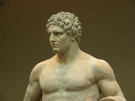 The Youthful Hercules - A Portrait of Strength and Tenderness Intertwined!