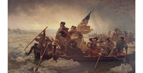 Washington Crossing the Delaware A Powerful Depiction of Patriotism and Unwavering Courage!